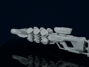 Sniper Blaster 3D Model