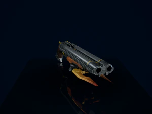 3D Super Shotgun 3D Model