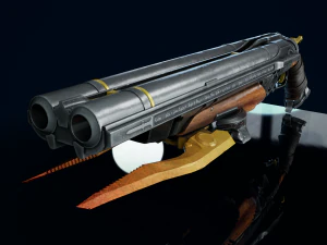 3D Super Shotgun 3D Model