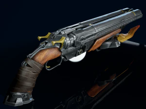 3D Super Shotgun 3D Model