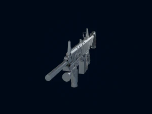3D Guns AA12 Buster 3D Model