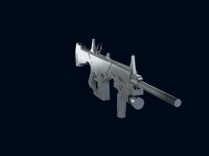 3D Guns AA12 Buster 3D Model