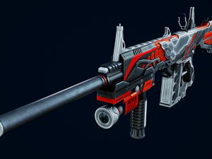 3D Guns AA12 Buster Modelo 3D