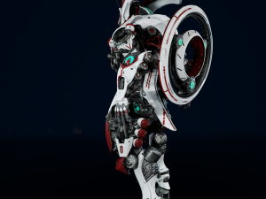 Paladin Mechanised Warrior Modelo 3D