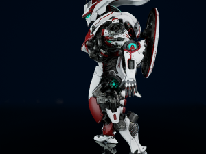 Paladin Mechanised Warrior Modelo 3D