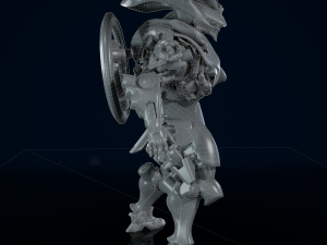 Paladin Mechanised Warrior Modelo 3D
