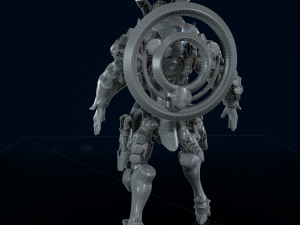Paladin Mechanised Warrior Modelo 3D
