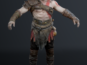 Kratos 3Dモデル