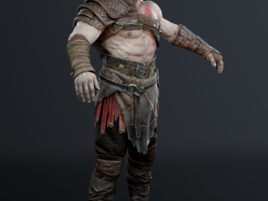 Kratos 3Dモデル