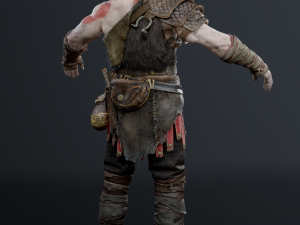 Kratos 3Dモデル
