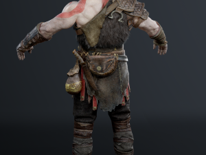 Kratos 3Dモデル
