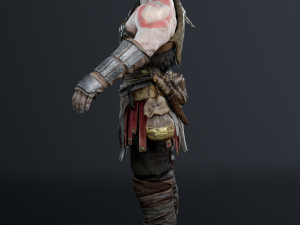 Kratos 3Dモデル
