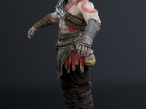 Kratos 3Dモデル