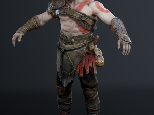 Kratos 3Dモデル