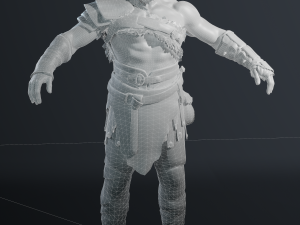 Kratos 3Dモデル