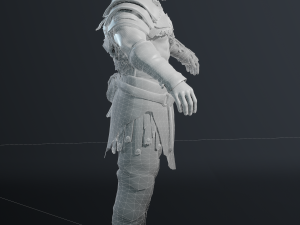 Kratos 3Dモデル