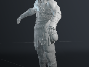 Kratos 3Dモデル
