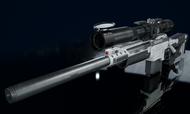 3D Sniper Rifle Low-poly Modelo 3D .c4d .max .obj .3ds .fbx .stl .blend 
