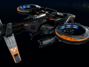 3D Drone model Modelo 3D
