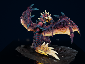 Magma Dragon 3D 3Dモデル
