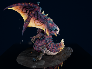 Magma Dragon 3D 3Dモデル