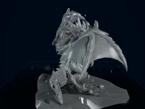 Magma Dragon 3D 3D Model
