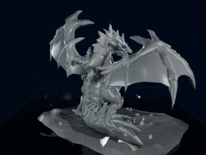 Magma Dragon 3D 3D Model