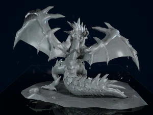 Magma Dragon 3D 3D Model