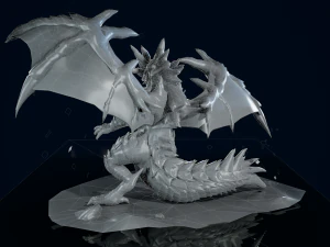 Magma Dragon 3D 3D Model
