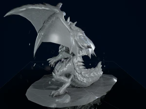 Magma Dragon 3D 3D Model