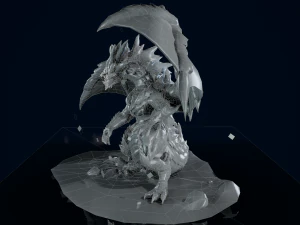 Magma Dragon 3D 3D Model