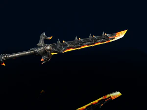 Demon Sword 3D Model