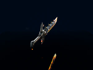 Demon Sword 3D Model