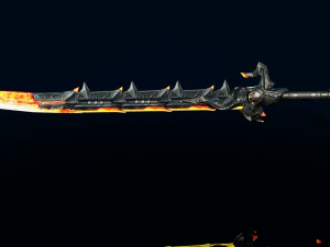 Demon Sword 3D Model