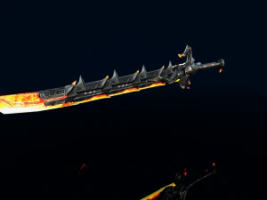 Demon Sword 3D Model