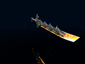 Demon Sword 3D Model