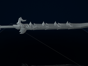 Demon Sword Modello 3D