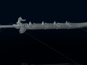 Demon Sword 3D Model