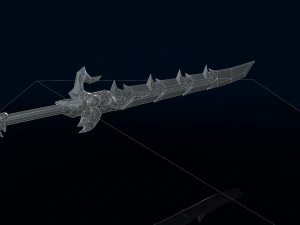Demon Sword 3D Model