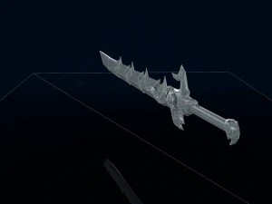 Demon Sword 3D Model