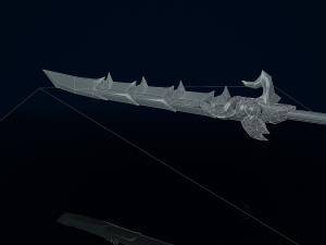 Demon Sword Modello 3D