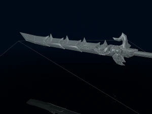 Demon Sword 3D Model