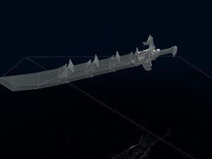 Demon Sword 3D Model