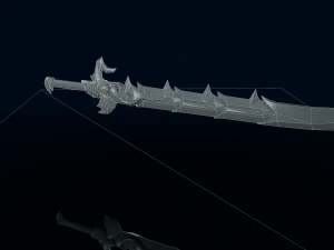Demon Sword 3D Model