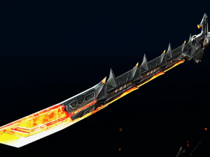 Demon Sword 3D Model