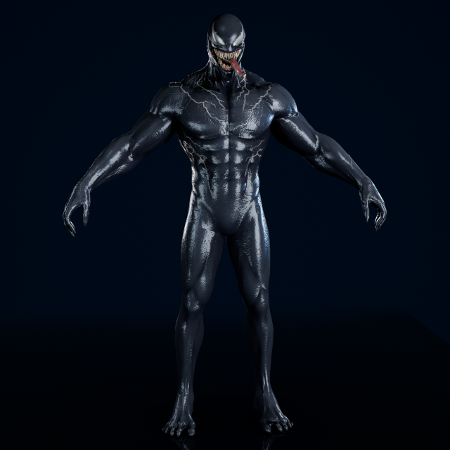 Venom 3D मॉडल .c4d .max .obj .3ds .fbx .stl .blend 
