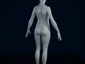 Base Female Model 3D