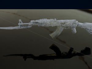 Ak47 3D 3D Model