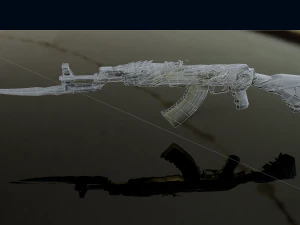 Ak47 3D 3D Model