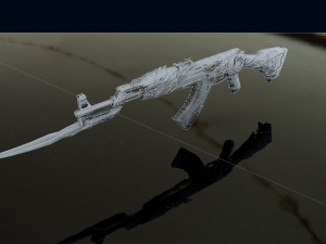Ak47 3D 3D Model